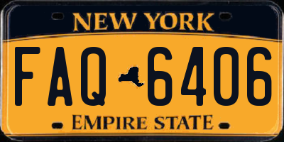 NY license plate FAQ6406