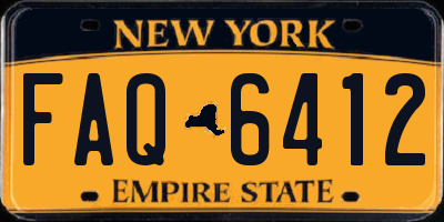 NY license plate FAQ6412