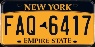 NY license plate FAQ6417