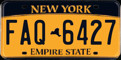 NY license plate FAQ6427