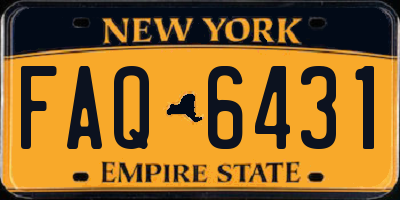 NY license plate FAQ6431