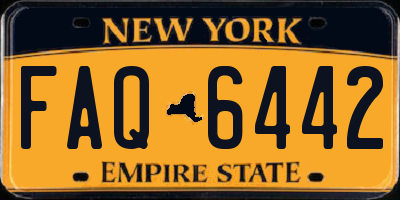 NY license plate FAQ6442