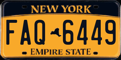 NY license plate FAQ6449