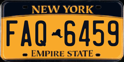 NY license plate FAQ6459