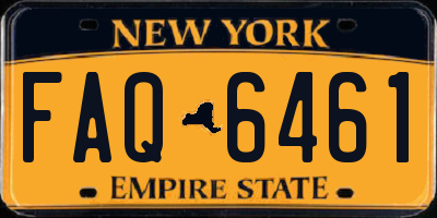 NY license plate FAQ6461