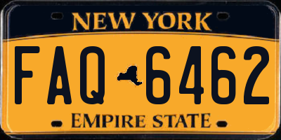 NY license plate FAQ6462