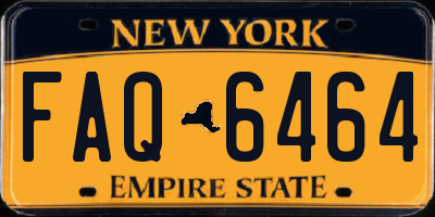 NY license plate FAQ6464