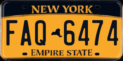 NY license plate FAQ6474