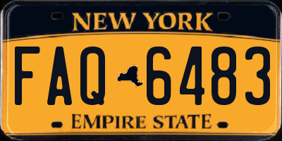 NY license plate FAQ6483