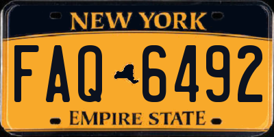 NY license plate FAQ6492