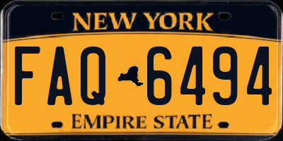 NY license plate FAQ6494
