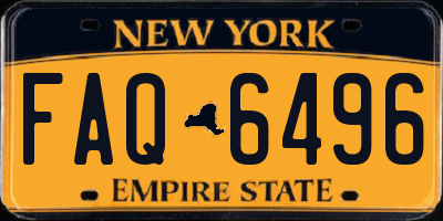 NY license plate FAQ6496