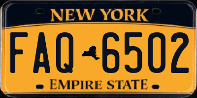 NY license plate FAQ6502