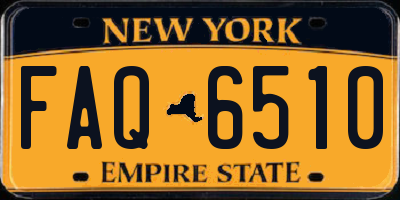 NY license plate FAQ6510