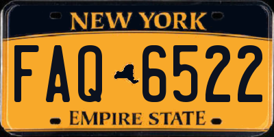 NY license plate FAQ6522