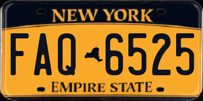 NY license plate FAQ6525