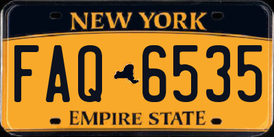 NY license plate FAQ6535