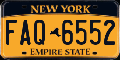 NY license plate FAQ6552