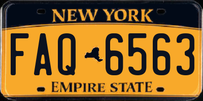 NY license plate FAQ6563