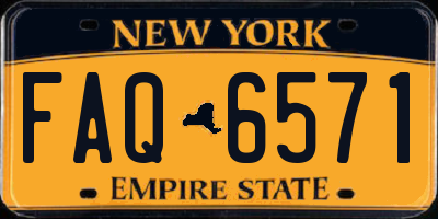 NY license plate FAQ6571