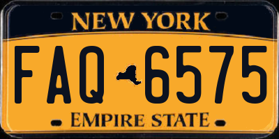 NY license plate FAQ6575