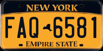 NY license plate FAQ6581