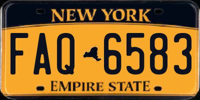 NY license plate FAQ6583