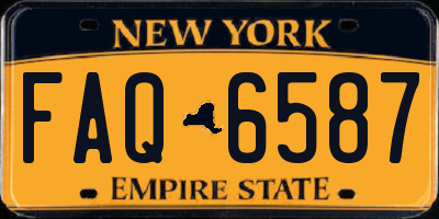 NY license plate FAQ6587