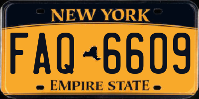 NY license plate FAQ6609