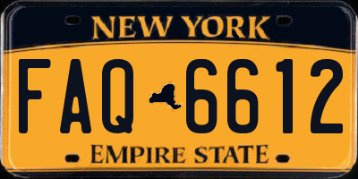 NY license plate FAQ6612