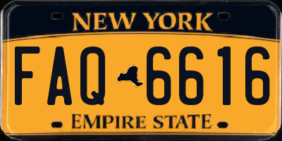 NY license plate FAQ6616