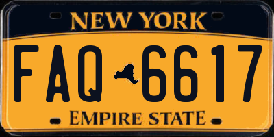 NY license plate FAQ6617