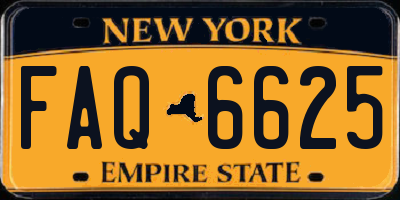 NY license plate FAQ6625