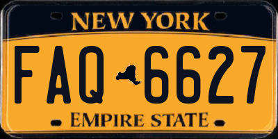 NY license plate FAQ6627