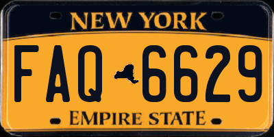 NY license plate FAQ6629