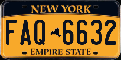 NY license plate FAQ6632