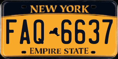 NY license plate FAQ6637