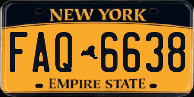 NY license plate FAQ6638