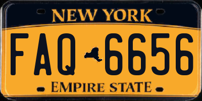 NY license plate FAQ6656