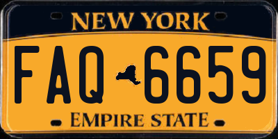 NY license plate FAQ6659