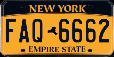 NY license plate FAQ6662
