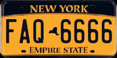 NY license plate FAQ6666