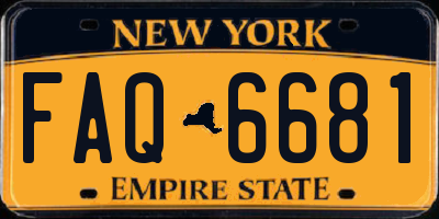 NY license plate FAQ6681