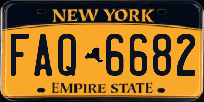 NY license plate FAQ6682