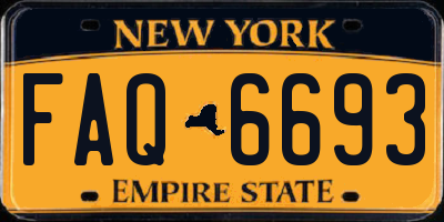 NY license plate FAQ6693