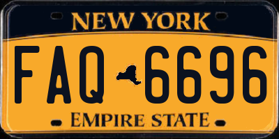 NY license plate FAQ6696