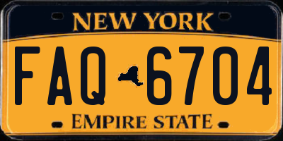 NY license plate FAQ6704