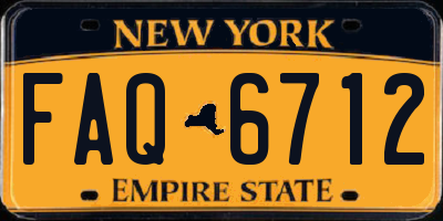 NY license plate FAQ6712