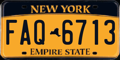 NY license plate FAQ6713