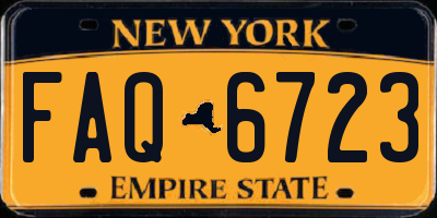 NY license plate FAQ6723